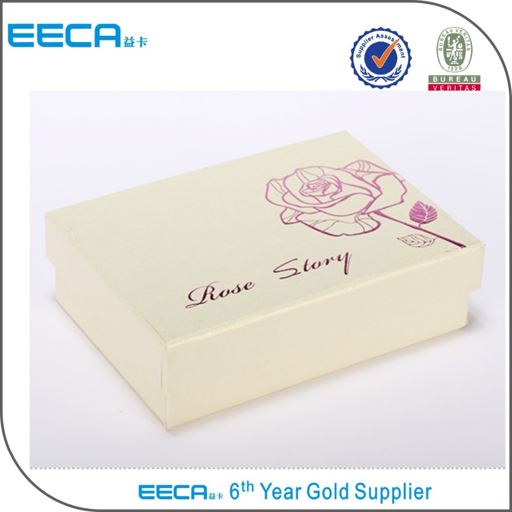 gift box hot stamping logo customized cardboard paper box with